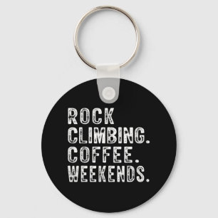 Rock Climbing Kaffeewochen Rock Kletterbegeisterte Schlüsselanhänger