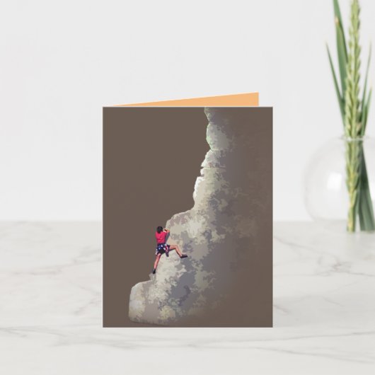 Rock Climbing Karte (Vorderseite)