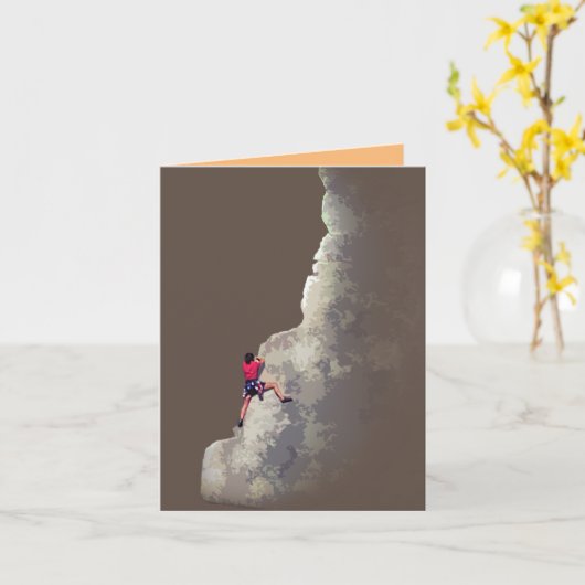 Rock Climbing Karte (Gelbe Blume)