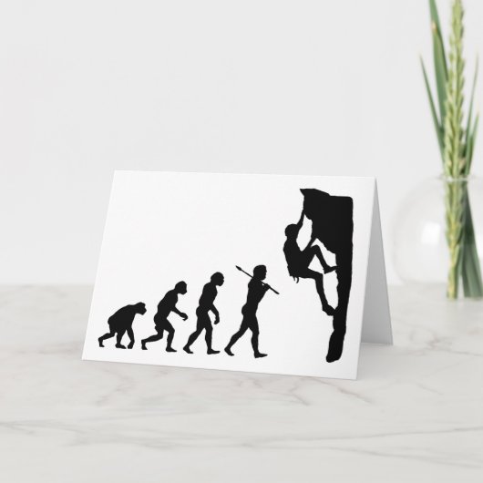 Rock Climbing Karte (Vorderseite)