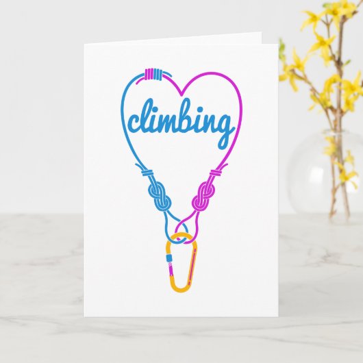Rock Climbing Karte (Gelbe Blume)