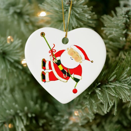 Rock Climbing Keramik Ornament (Baum)