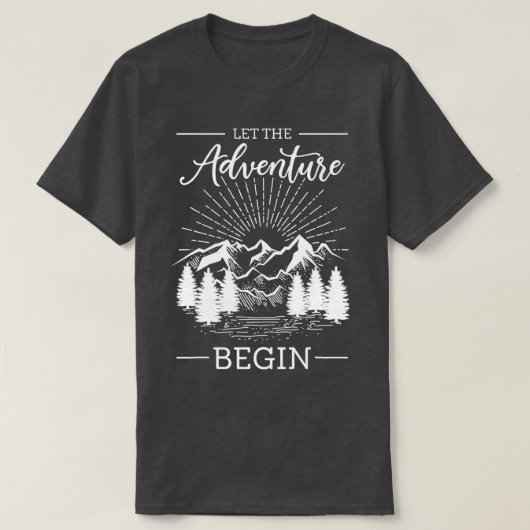 Rock Climbing Klettersteig Lass des Adventure Begi T-Shirt (Design vorne)