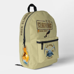 Rock Climbing - Light Color (Jährlich angepasst)   Bedruckter Rucksack