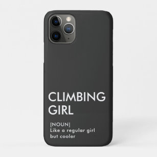 Rock Climbing Mädchen trendige Geschenk für sie Case-Mate iPhone Hülle