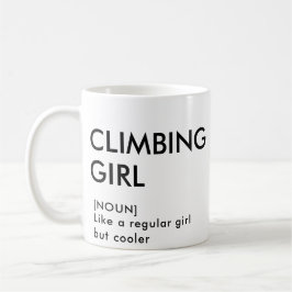 Rock Climbing Mädchen trendige Geschenk für sie Kaffeetasse
