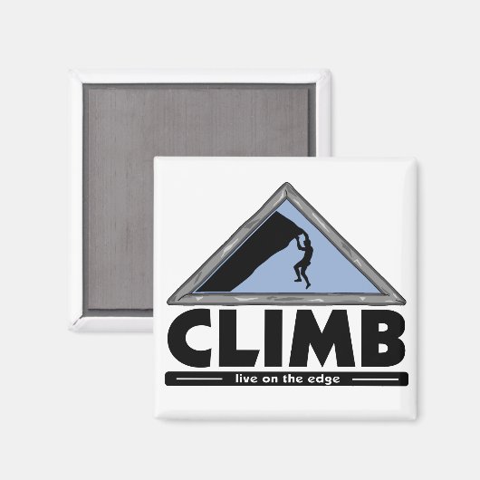 Rock Climbing Magnet (Vorderseite/Rückseite)
