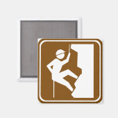 Rock Climbing Magnet (Vorderseite/Rückseite)