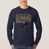 Rock Climbing | Männer Langschläfe T-Shirt (Vorderseite)