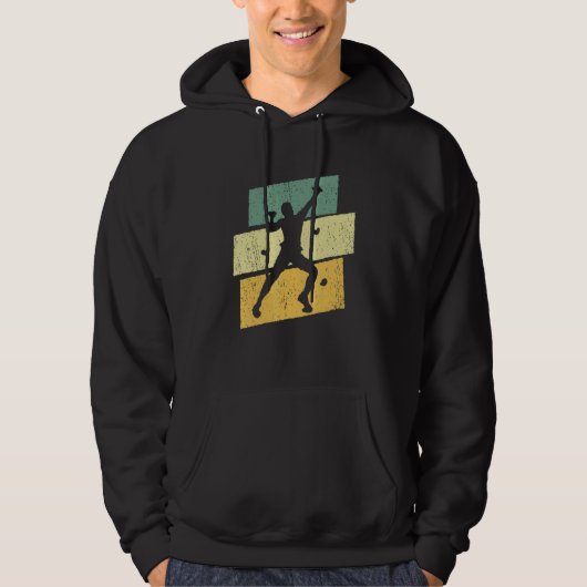 Rock Climbing Mountain Climber vintage Bouldering Hoodie (Vorderseite)