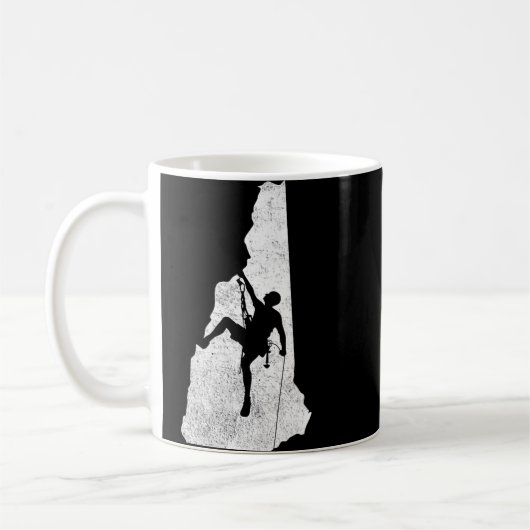 Rock Climbing - New Hampshire Rock Climbing Shirt  Kaffeetasse (Links)