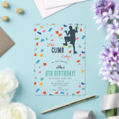 Rock Climbing Niedlich Kindergeburtstag Party Acryleinladungen (In Situ (Hochzeit))