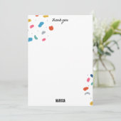 Rock Climbing Niedliche Kinder farbenfroh Dankeskarte (Stehend Vorderseite)