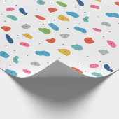 Rock Climbing Niedliche Kinder farbenfroh Geschenkpapier (Ecke)
