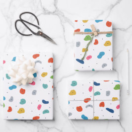 Rock Climbing Niedliche Kinder farbenfroh Geschenkpapier Set