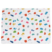 Rock Climbing Niedliche Kinder farbenfroh Große Geschenktüte (Vorderseite)