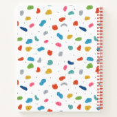 Rock Climbing Niedliche Kinder farbenfroh Notizblock (Rückseite)