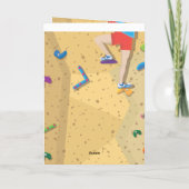 Rock Climbing Party Vielen Dank Anmerkungen Dankeskarte (Rückseite)