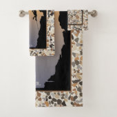 Rock Climbing Pebble Badhandtuch Set (Insitu)