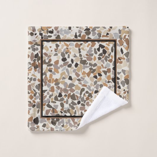 Rock Climbing Pebble Badhandtuch Set (Waschlappen)