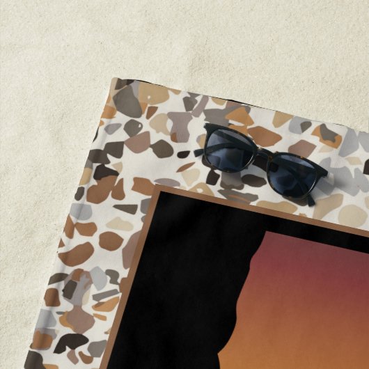 Rock Climbing Pebble Strandtuch (Beispiel)