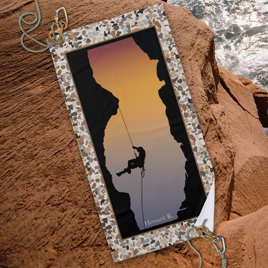 Rock Climbing Pebble Strandtuch