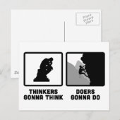 Rock Climbing Postkarte (Vorne/Hinten)