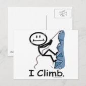 Rock Climbing Postkarte (Vorne/Hinten)