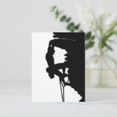 Rock Climbing Postkarte (Stehend Vorderseite)