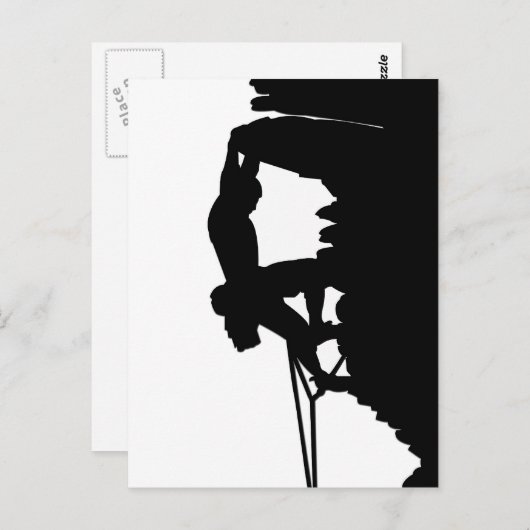 Rock Climbing Postkarte (Vorne/Hinten)