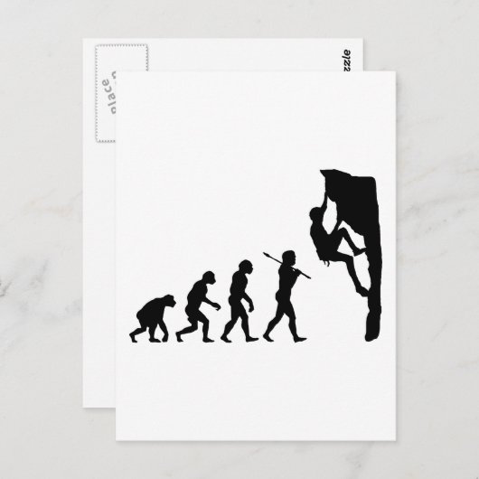 Rock Climbing Postkarte (Vorne/Hinten)