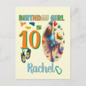 Rock Climbing Postkarte (Vorderseite)