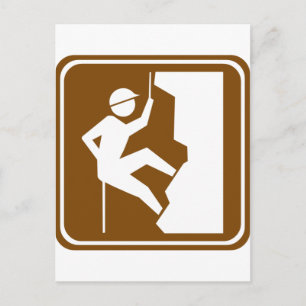 Rock Climbing Postkarte