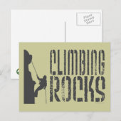 Rock Climbing Postkarte (Vorne/Hinten)