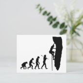 Rock Climbing Postkarte (Stehend Vorderseite)