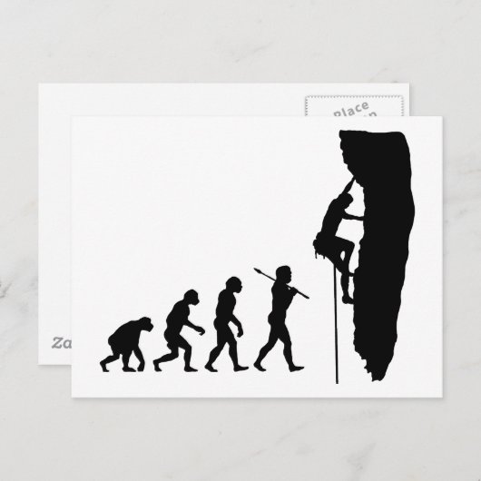 Rock Climbing Postkarte (Vorne/Hinten)