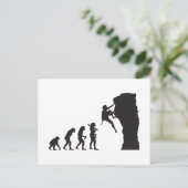 Rock Climbing Postkarte (Stehend Vorderseite)