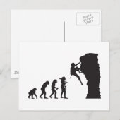 Rock Climbing Postkarte (Vorne/Hinten)