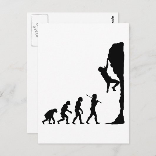Rock Climbing Postkarte (Vorne/Hinten)