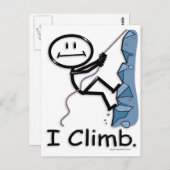 Rock Climbing Postkarte (Vorne/Hinten)