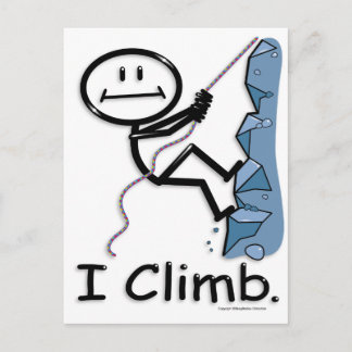 Rock Climbing Postkarte