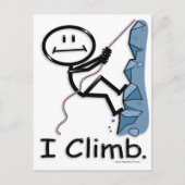 Rock Climbing Postkarte (Vorderseite)