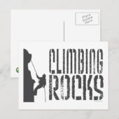 Rock Climbing Postkarte (Vorne/Hinten)
