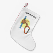 Rock Climbing Prusik Hitch Kleiner Weihnachtsstrumpf (Vorderansicht (hängend))