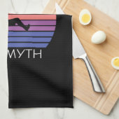 Rock Climbing Retro Vintag Geschirrtuch (Viertel Falte)