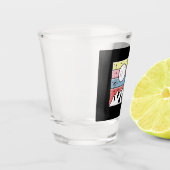Rock Climbing Retro Vintag Schnapsglas (Links)