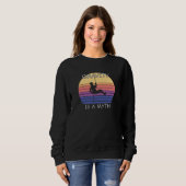 Rock Climbing Retro Vintag Sweatshirt (Vorne ganz)