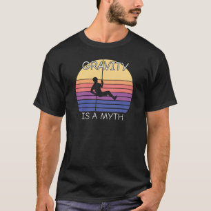 Rock Climbing Retro Vintag T-Shirt