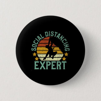 Rock Climbing Social Distancing Tee Climber Gift B Button