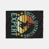 Rock Climbing Social Distancing Tee Climber Gift B Fleecedecke (Vorderseite (Horizontal))